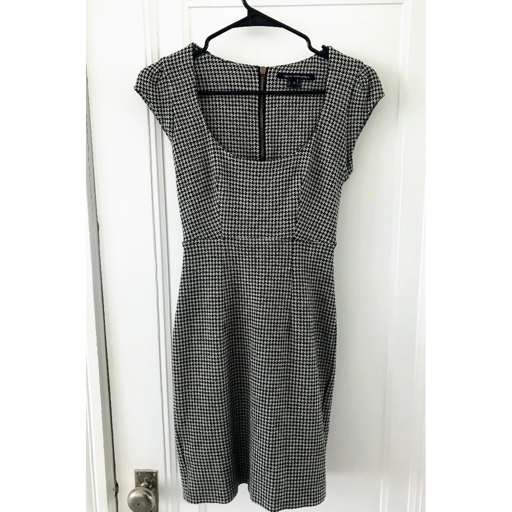 French Connection Houndstooth Sheath Dress